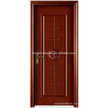 Lujo madera puerta MD - 510L puerta de madera sólida de China Top 10 marca puerta